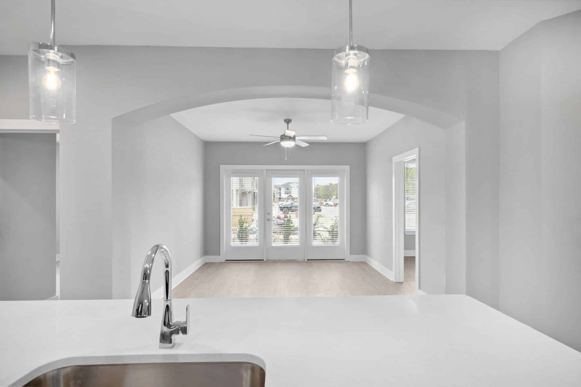Kitchen & Living Room